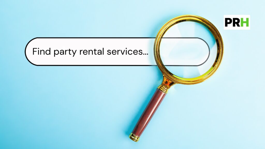How parents and event planners actually find party rental services